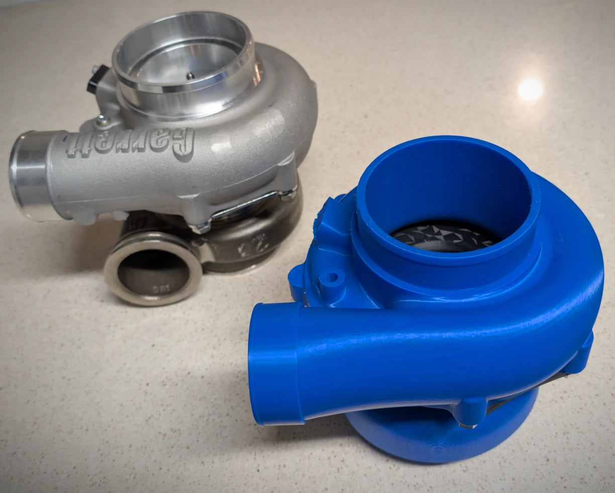 3D Printed Plastic Mock-up Turbo - Garrett G35-900/1050
