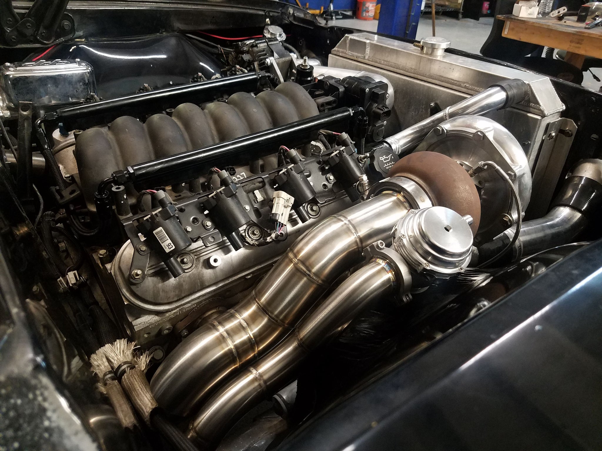 LS Single Turbo Kit - Hot side Only – Performance Supercar