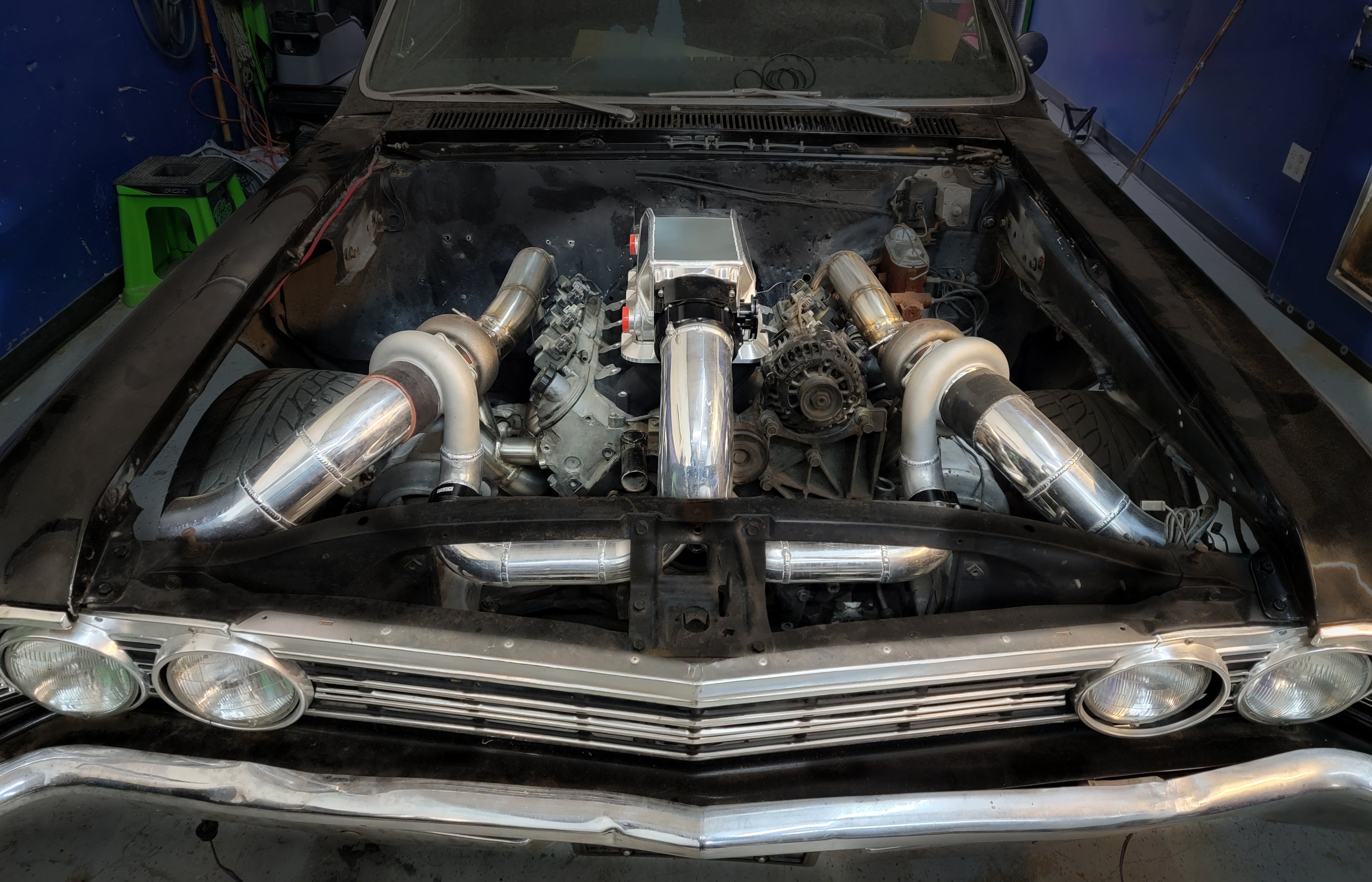 Tc3 Rear Turbo Car Twin Turbo